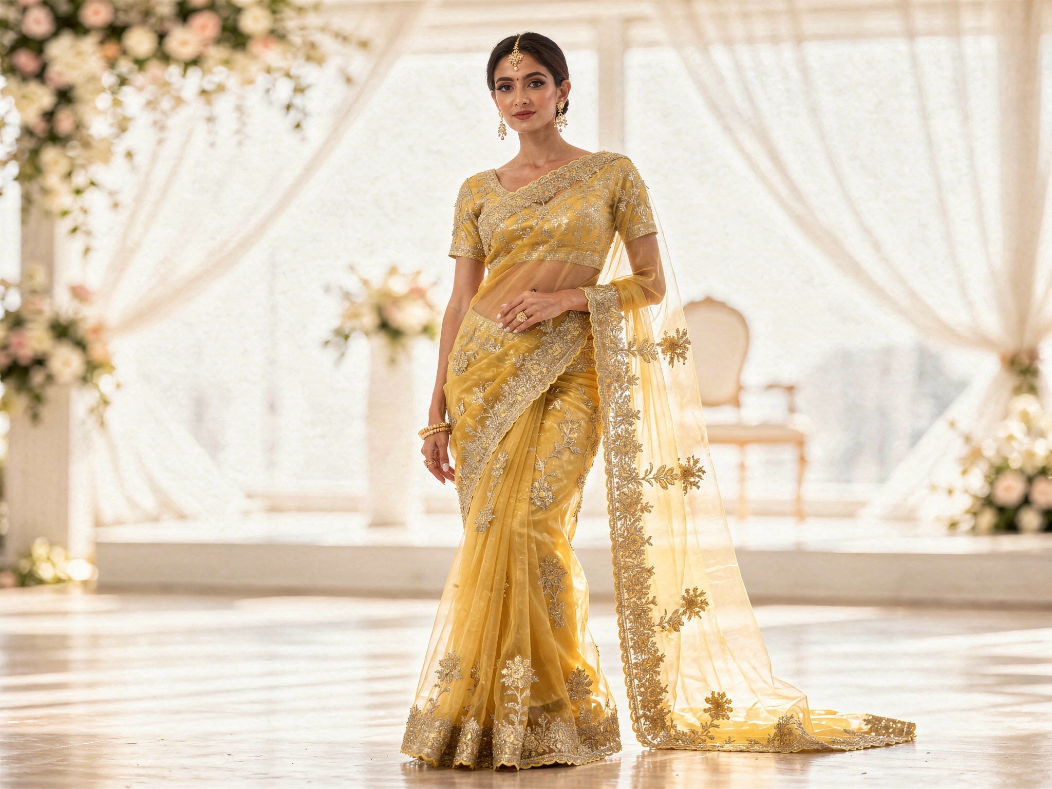 Organza Sarees: The New Favourite for Modern Wedding Celebrations