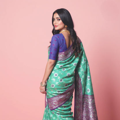 Majree Lady master soft silk light green